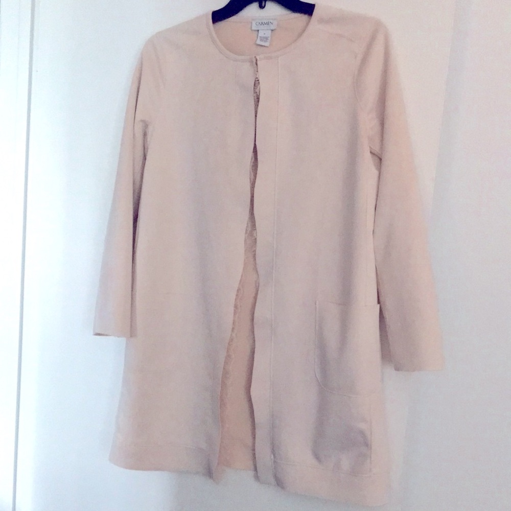 Light colored soft pink Dress coat